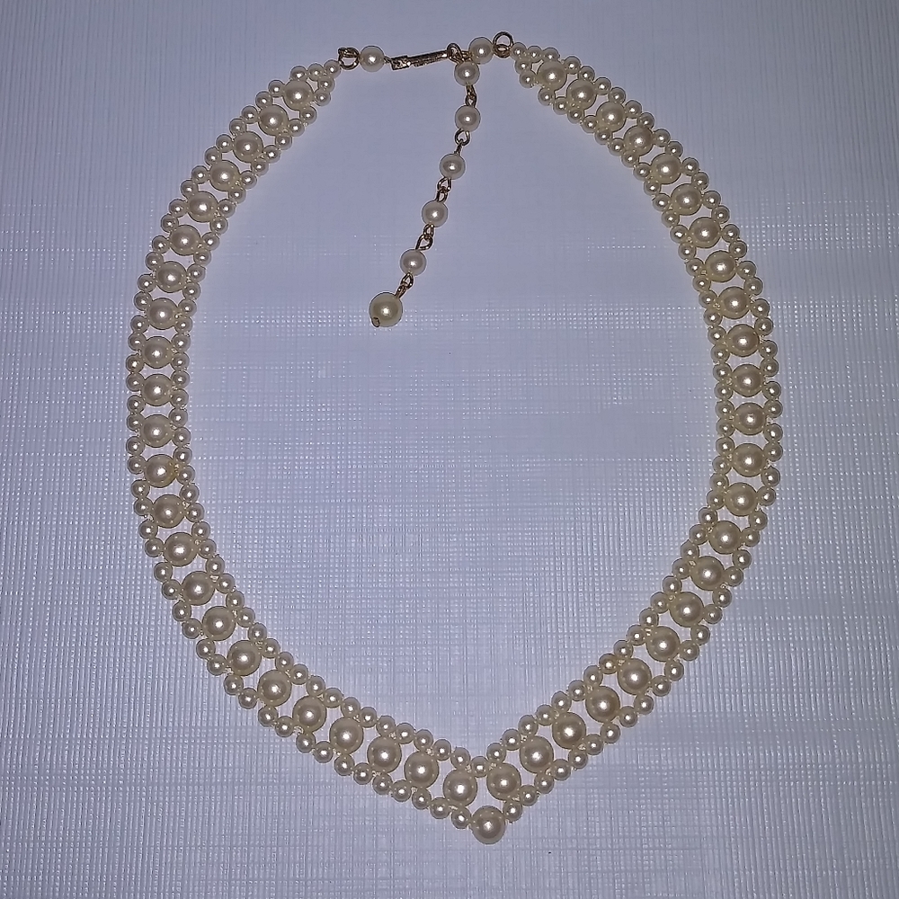 Princess length 10inch pearl necklace